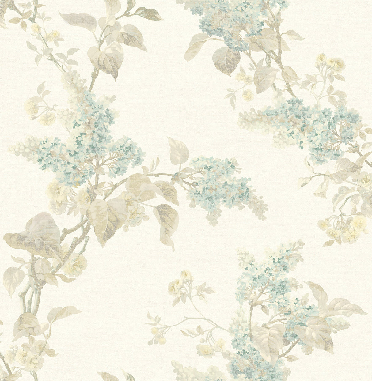 Brewster 2766-002528 Lyon Cream French Lilac Wallpaper