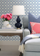 Brewster 2766-004050 Rigel Blueberry Geometric Wallpaper