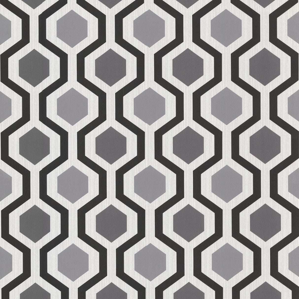 Brewster 2766-20133 Kelso Black Geometric Wallpaper