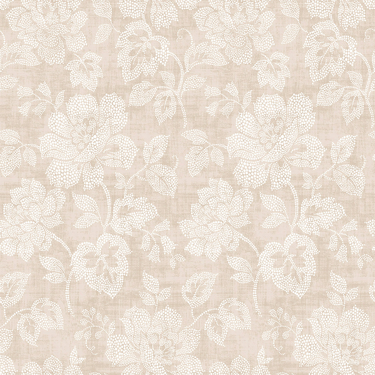 Brewster 2766-22737 Tansy Neutral Floral Scroll Wallpaper