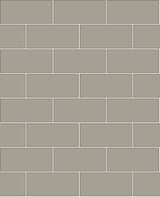 Brewster 2766-23753 Parkway Grey Subway Tile Wallpaper