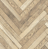 Brewster 2766-23756 Mammoth Wheat Diagonal Wood Wallpaper