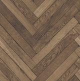 Brewster 2766-23757 Mammoth Brown Diagonal Wood Wallpaper