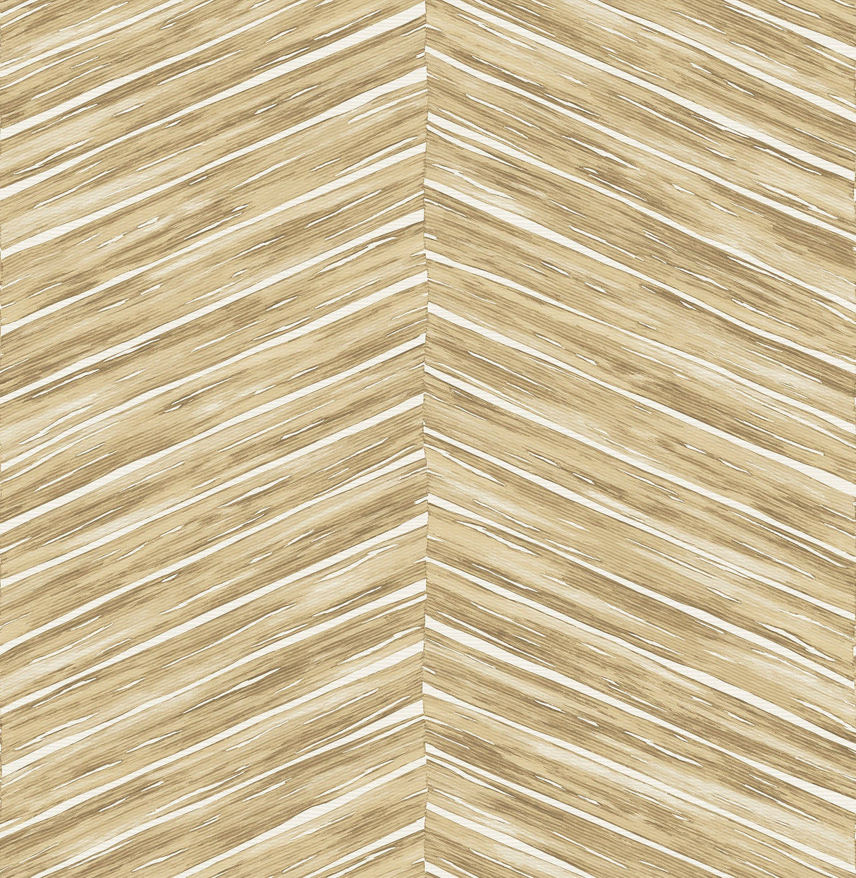 Brewster 2766-23778 Aldie Khaki Chevron Weave Wallpaper