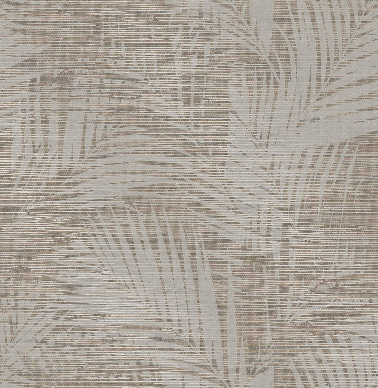 Brewster 2766-24401 Motmot Taupe Palm Wallpaper