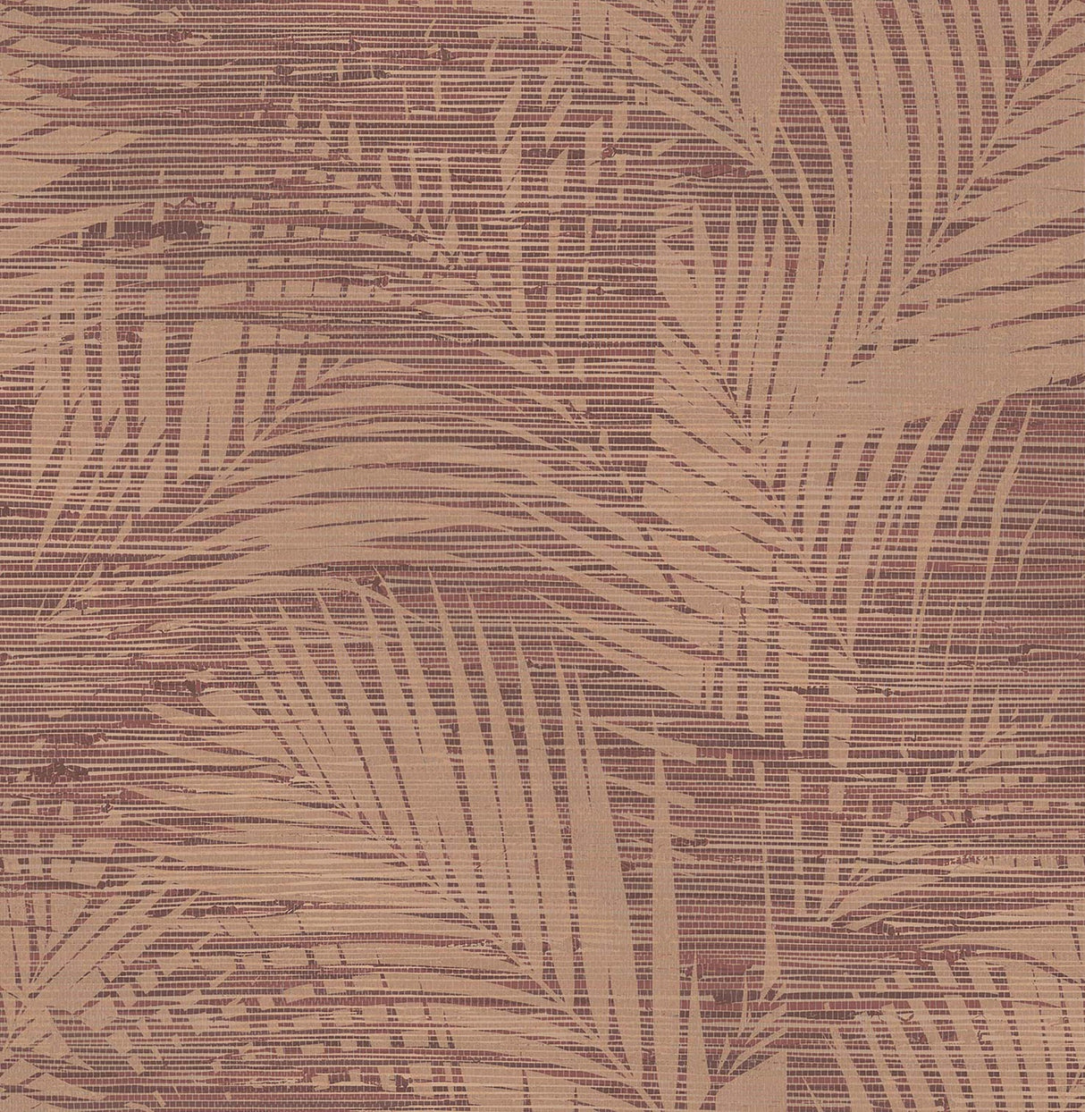 Brewster 2766-24403 Motmot Burgundy Palm Wallpaper