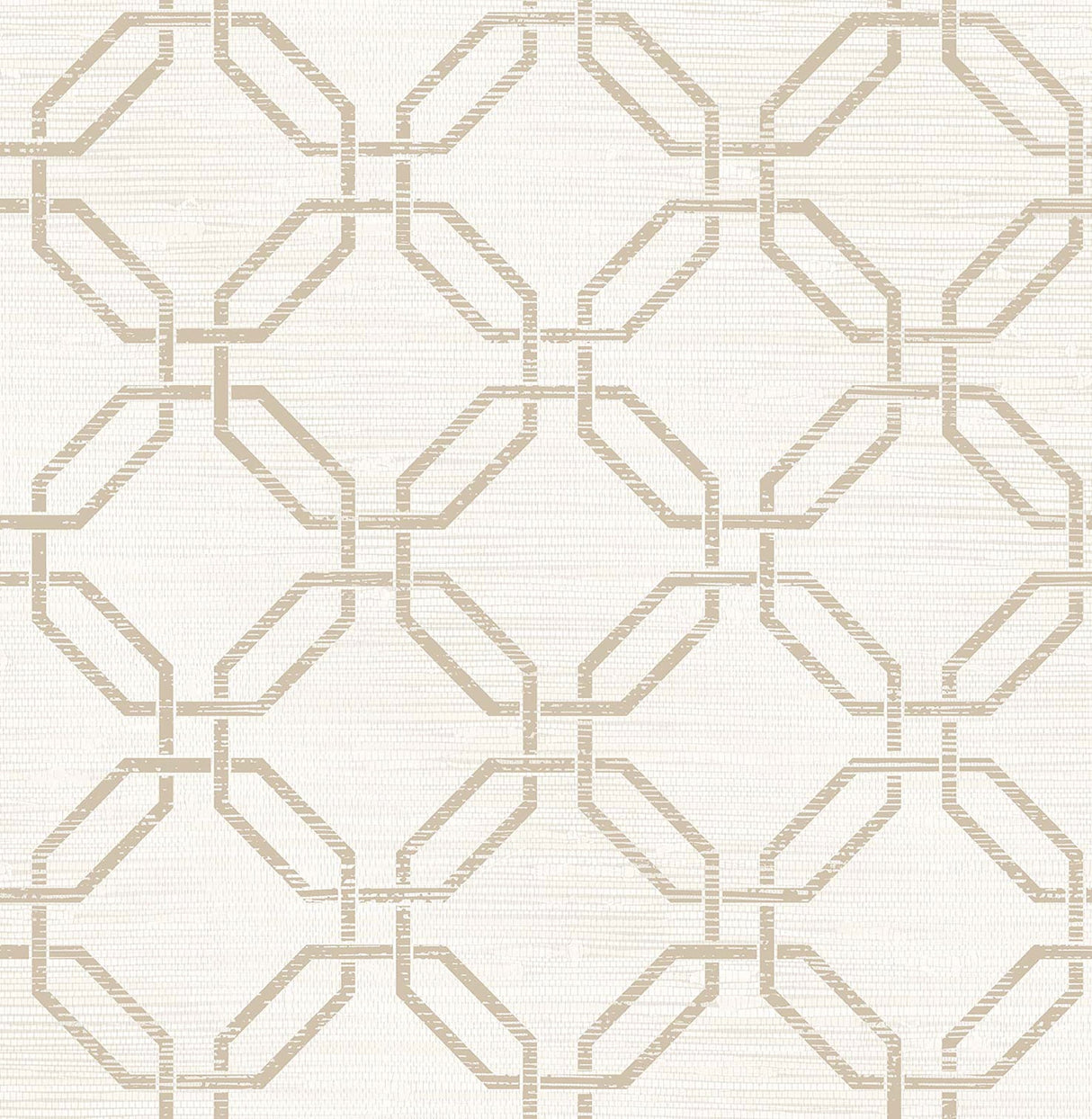 Brewster 2766-24407 Phaius White Trellis Wallpaper