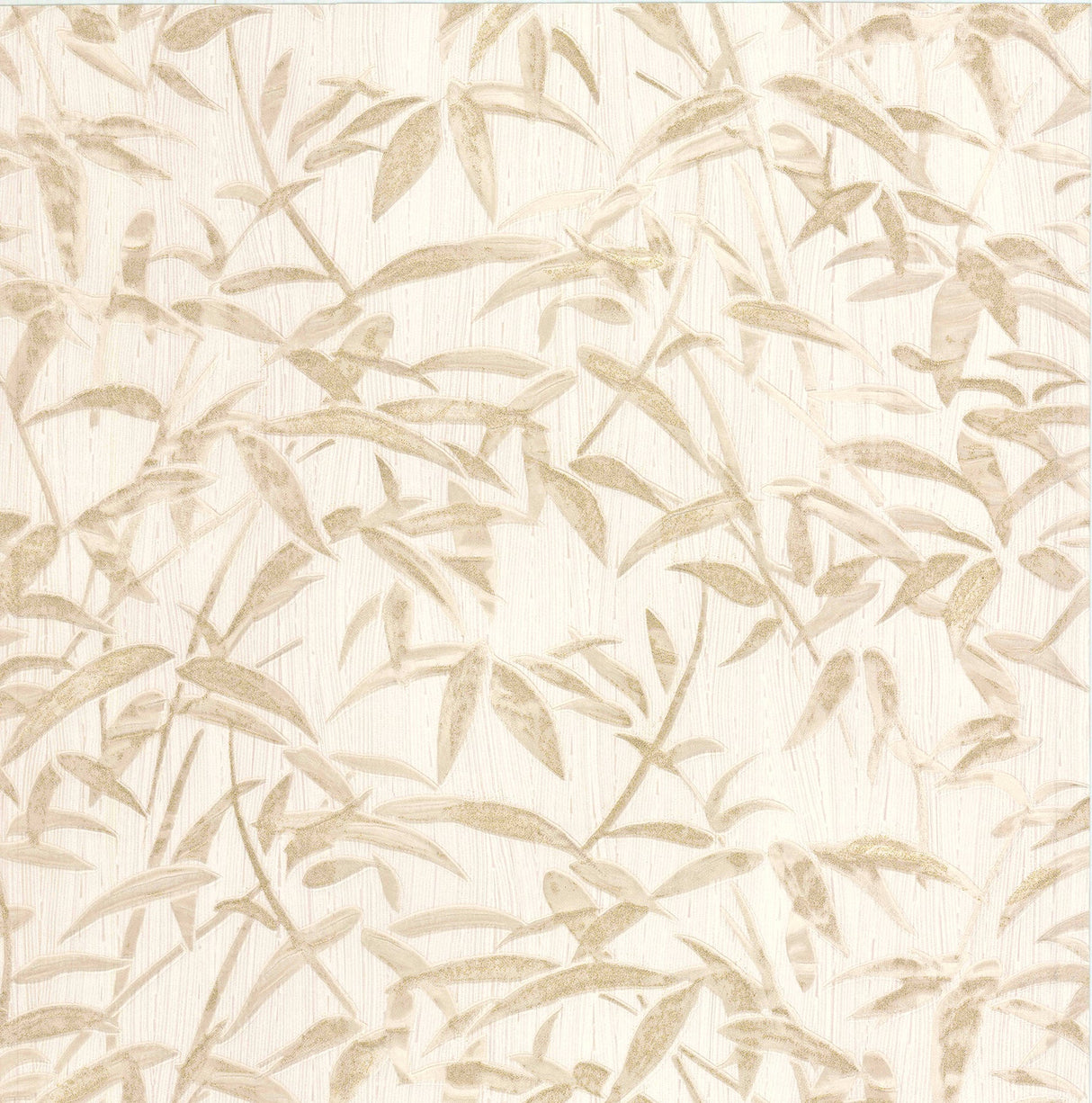 Brewster 2766-95578 Vanda Cream Milano Leaves Wallpaper