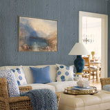 Brewster 2767-003375 Remi Blue Wood Wallpaper