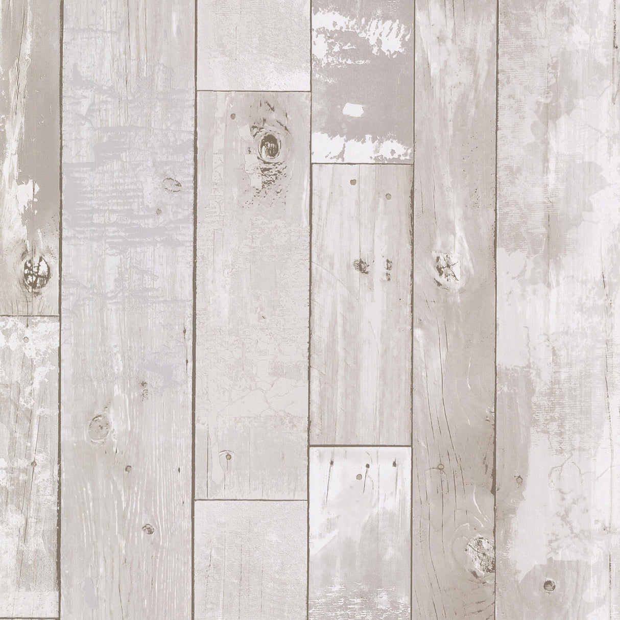 Brewster 2767-20131 Harbored Light Grey Distressed Wood Panel Wallpaper