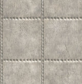 Brewster 2767-22343 Indium Silver Sheet Metal Wallpaper