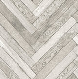 Brewster 2767-23754 Altadena Light Grey Diagonal Wood Wallpaper