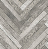 Brewster 2767-23755 Altadena Grey Diagonal Wood Wallpaper