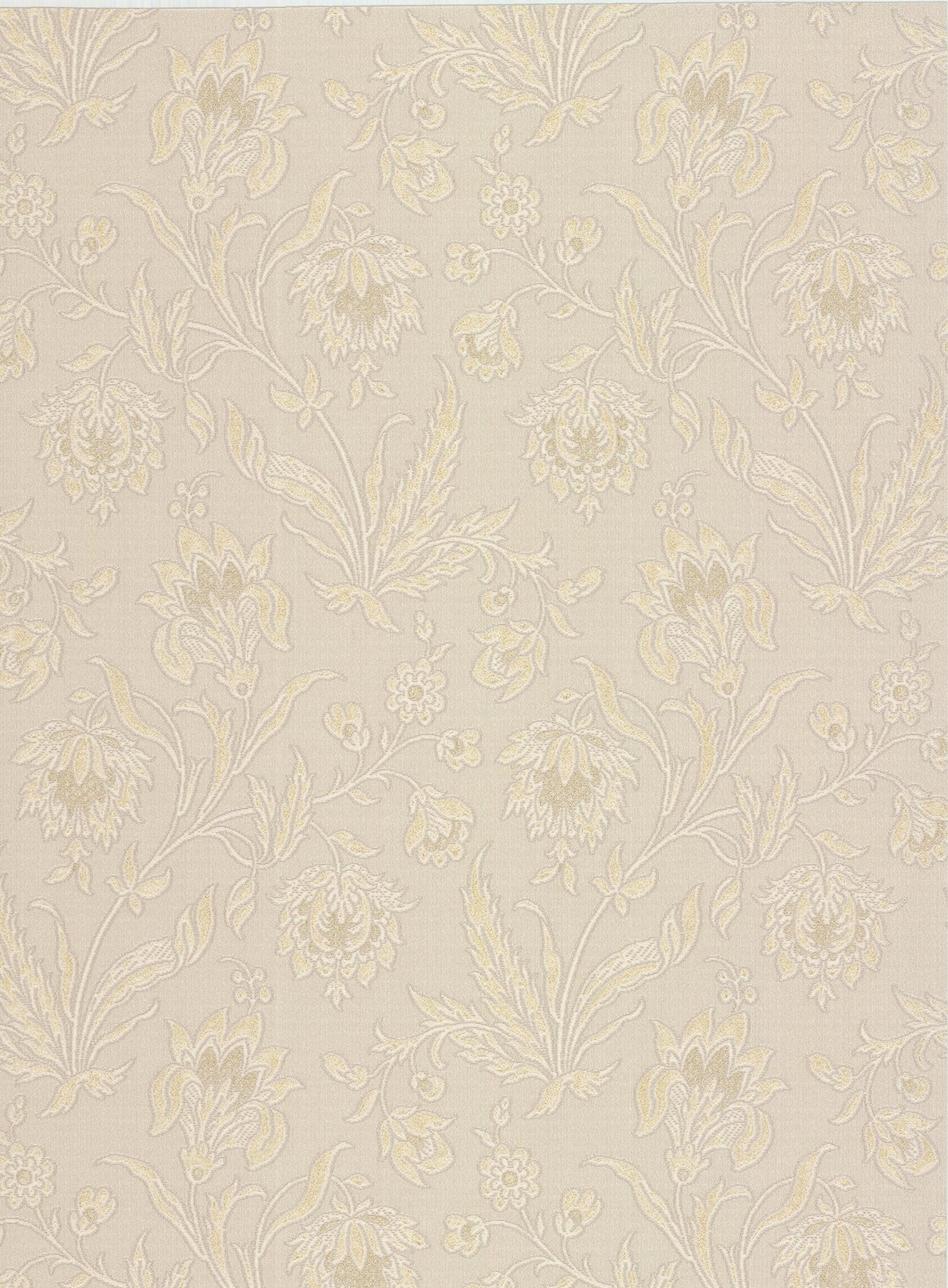 Brewster 2768-95568 Torcello Beige Floral Wallpaper