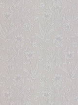 Brewster 2768-95569 Torcello Silver Floral Wallpaper