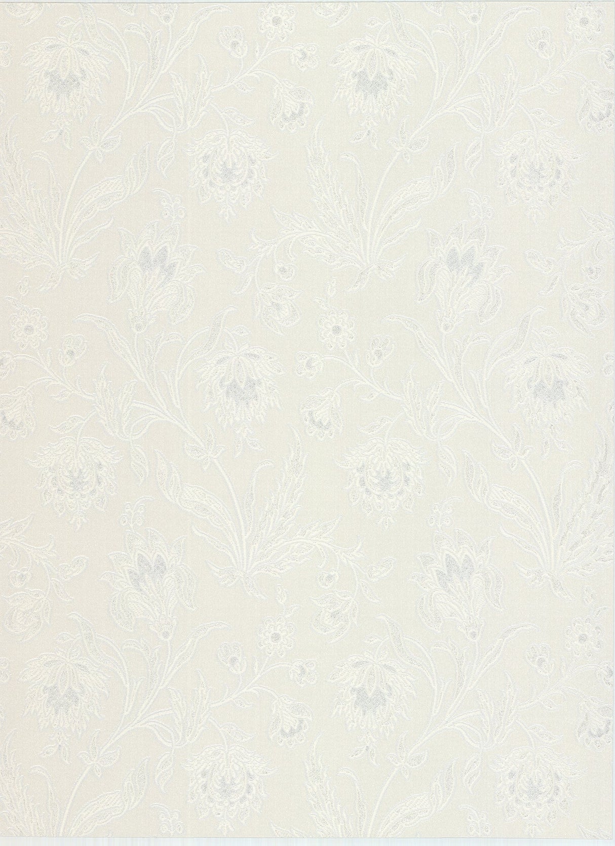 Brewster 2768-95570 Torcello Platinum Floral Wallpaper