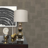 Advantage 2773-400274 Bowie Taupe Sketched Texture Wallpaper