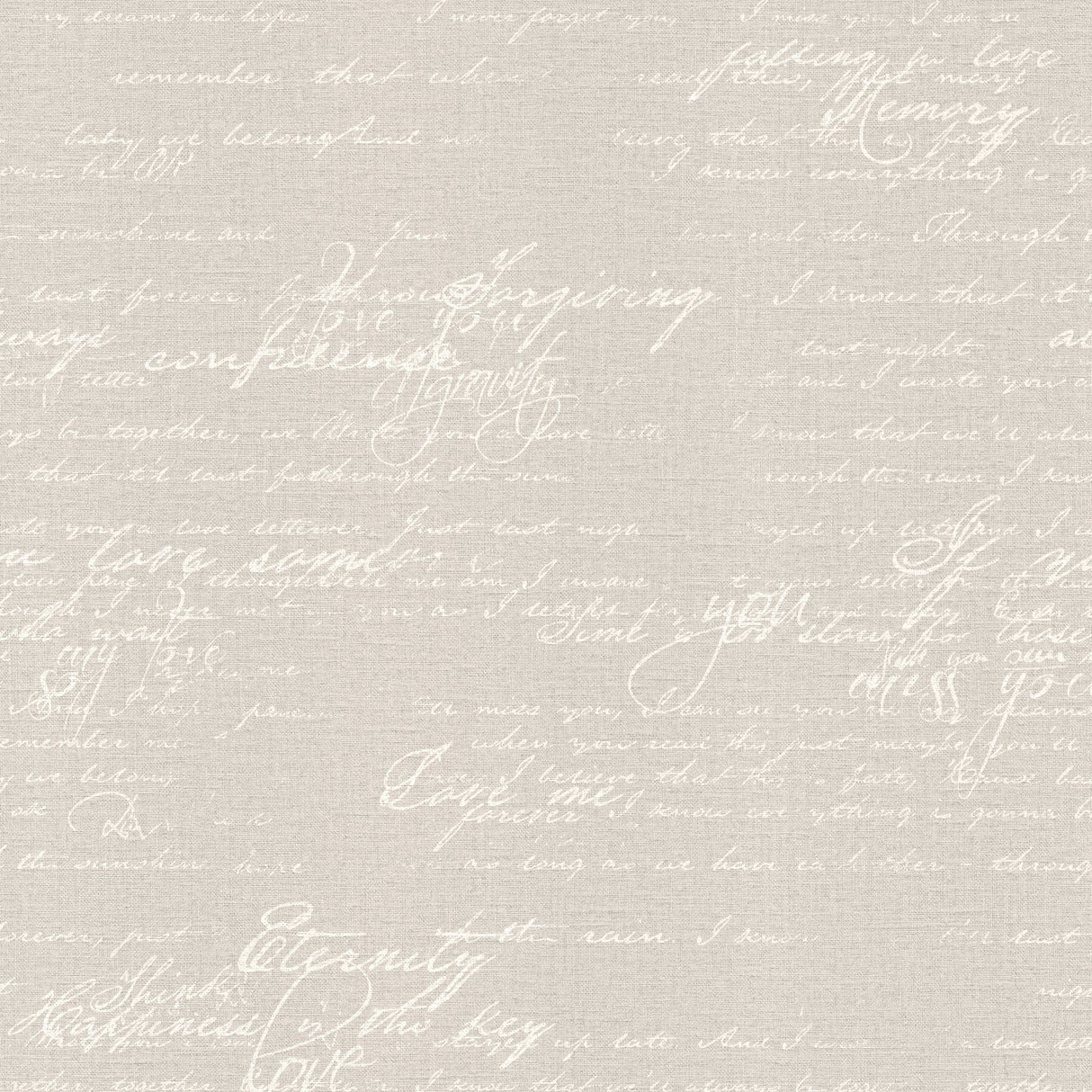 Advantage 2773-449556 Nouvel Light Grey Script Wallpaper