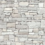 Advantage 2774-859126 Wrangell Cream Stacked Slate Wallpaper