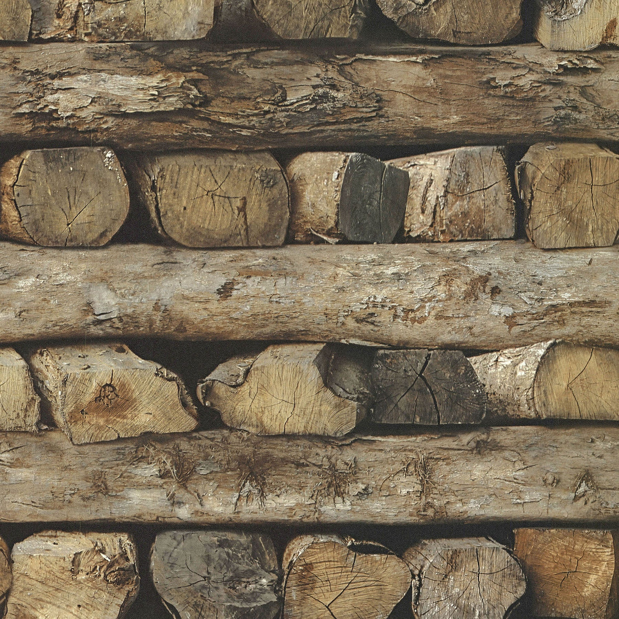 Advantage 2774-931808 Bighorn Brown Logs Wallpaper