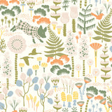 A-Street Prints 2782-1450 Hoppet Folk White Scandinavian Wallpaper