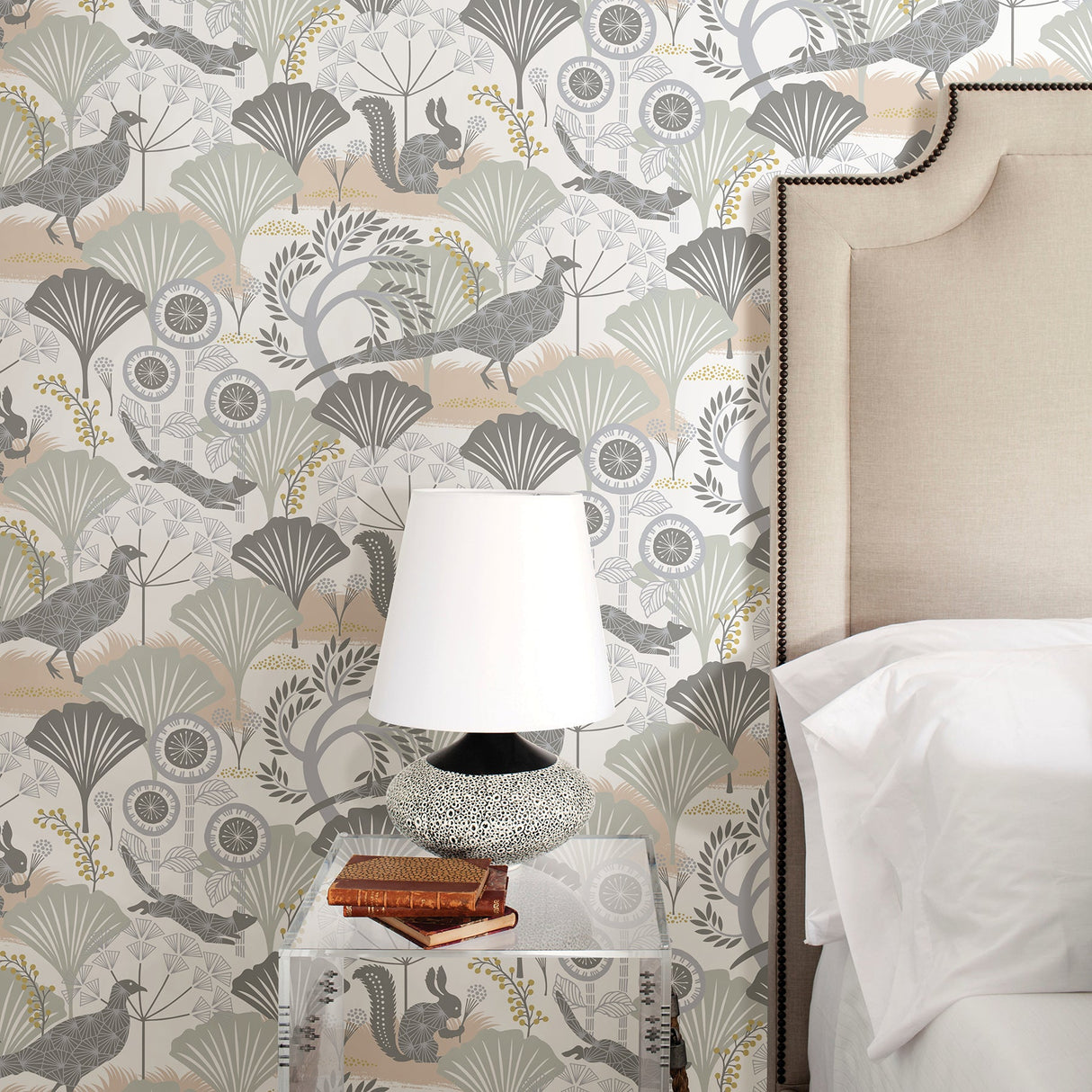 A-Street Prints 2782-1471 Skog Forest Multicolor Woodland Wallpaper