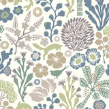 A-Street Prints 2782-1472 Flytta Green Fauna Wallpaper