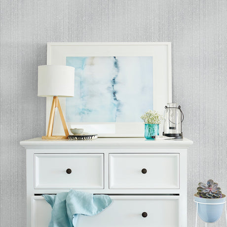 A-Street Prints 2782-21363 Comares Grey Stripe Texture Wallpaper