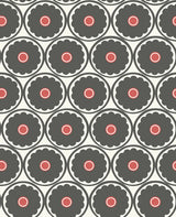 A-Street Prints 2782-24507 Buttercup Black Flower Wallpaper