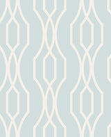 A-Street Prints 2782-24516 Coventry Light Blue Trellis Wallpaper