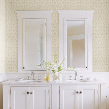 A-Street Prints 2782-24532 Boxwood Neutral Geometric Wallpaper