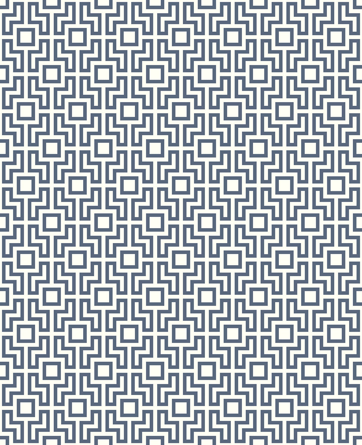 A-Street Prints 2782-24535 Boxwood Blue Geometric Wallpaper