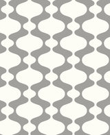 A-Street Prints 2782-24540 Ashbury Grey Retro Wallpaper