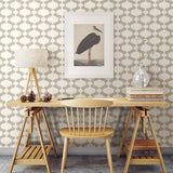 A-Street Prints 2782-24541 Ashbury Taupe Retro Wallpaper