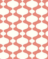 A-Street Prints 2782-24542 Ashbury Coral Retro Wallpaper