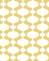 A-Street Prints 2782-24544 Ashbury Yellow Retro Wallpaper