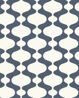 A-Street Prints 2782-24545 Ashbury Navy Retro Wallpaper