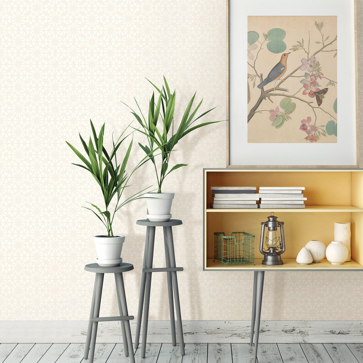 A-Street Prints 2782-24549 Prism Bone Geometric Wallpaper