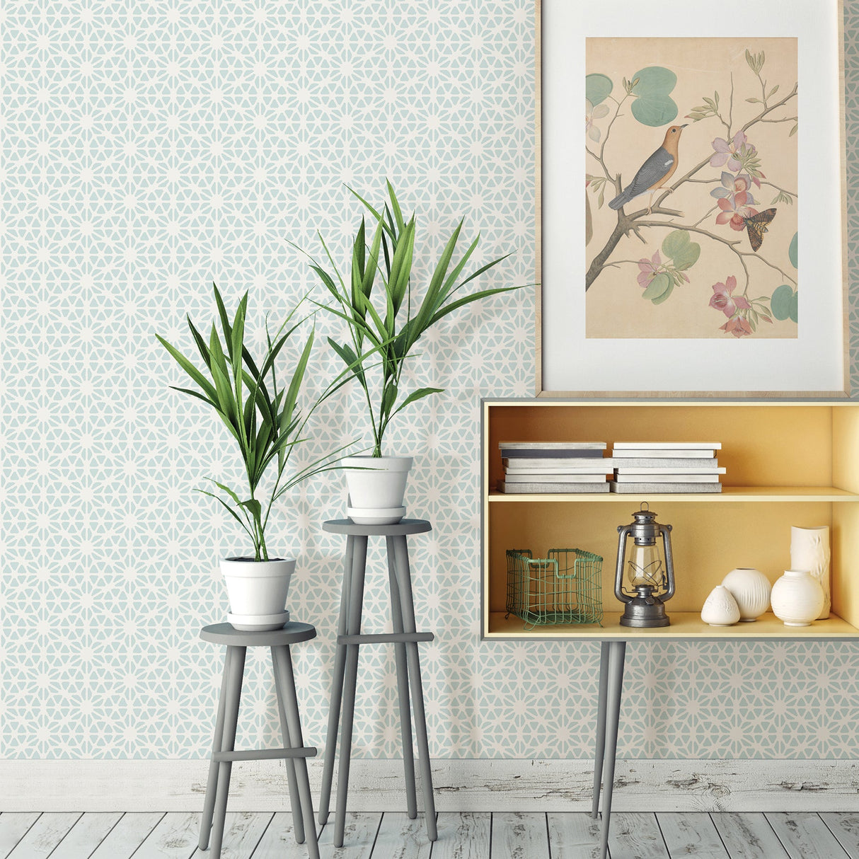 A-Street Prints 2782-24550 Prism Light Blue Geometric Wallpaper