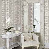 A-Street Prints 2785-24809 Platinum Latticework Wallpaper