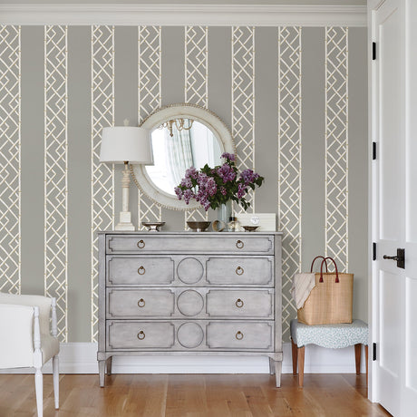 A-Street Prints 2785-24810 Citrine Latticework Wallpaper