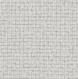 A-Street Prints 2785-24850 Graphite Palm Weave Wallpaper