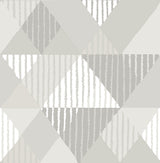 A-Street Prints 2785-24855 Platinum Mod Peaks Wallpaper