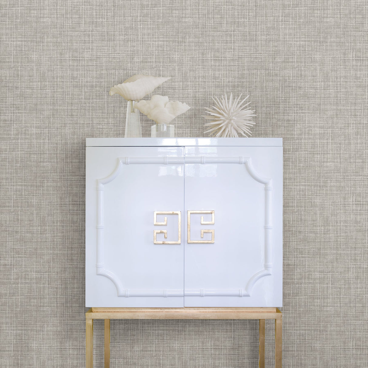 A-Street Prints 2793-24270 Poise Grey Linen Wallpaper
