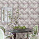 A-Street Prints 2793-24703 Alchemy Purple Geometric Wallpaper
