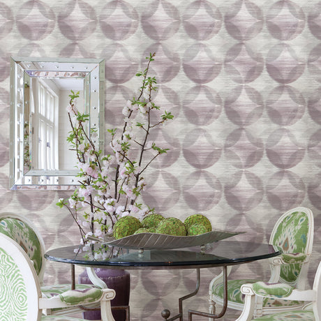 A-Street Prints 2793-24703 Alchemy Purple Geometric Wallpaper