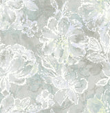 A-Street Prints 2793-24708 Allure Seafoam Floral Wallpaper