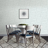 A-Street Prints 2793-24718 Daydream Blue Abstract Floral Wallpaper