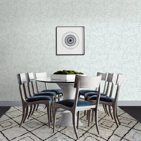 A-Street Prints 2793-24718 Daydream Blue Abstract Floral Wallpaper