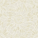 A-Street Prints 2793-24720 Daydream Honey Abstract Floral Wallpaper